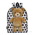 New! Sweet animal shape cute teddy bear plush backpacks for kids gifts